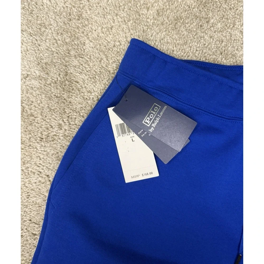 Polo Ralph Lauren Double Knit Athletic Shorts Blue Size L - Picture 5 of 5